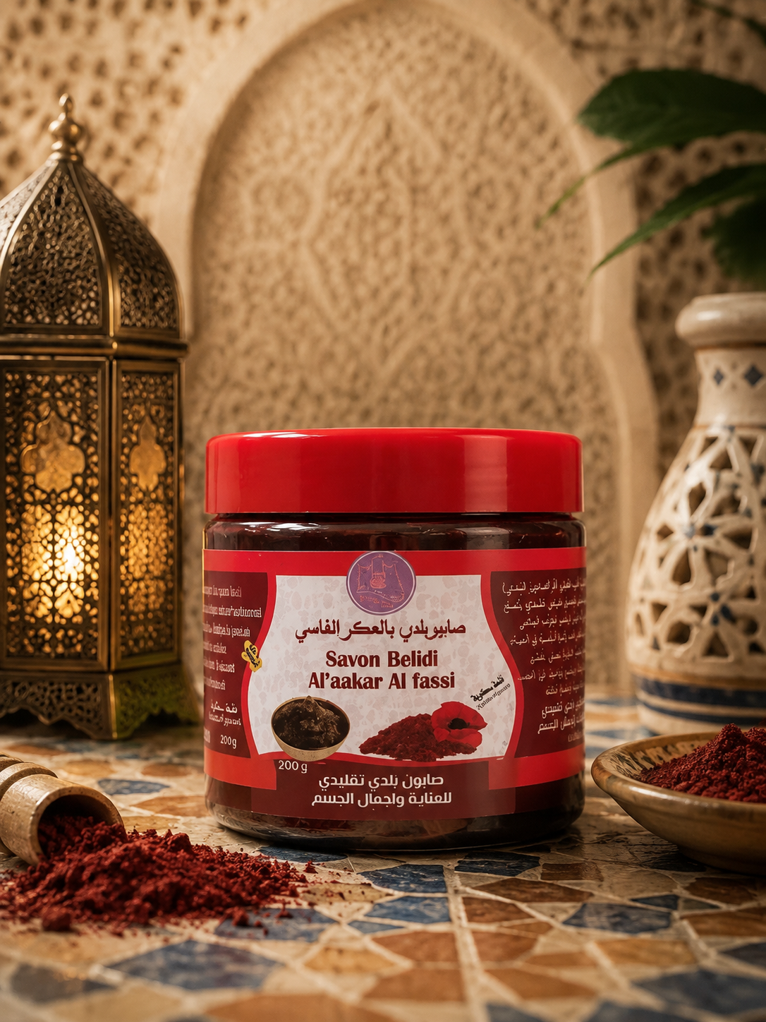 Sapone Nero Tradizionale Marocchino Glow Ritual – L'Essenziale per il Tuo Hammam a Casa (250g)