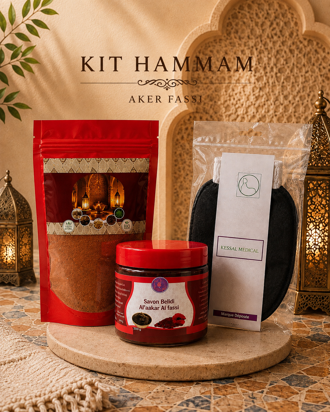 Kit Hammam Tradizionale Glow Ritual – Gli Essenziali per Ricreare l’esperienza dell’hammam a casa