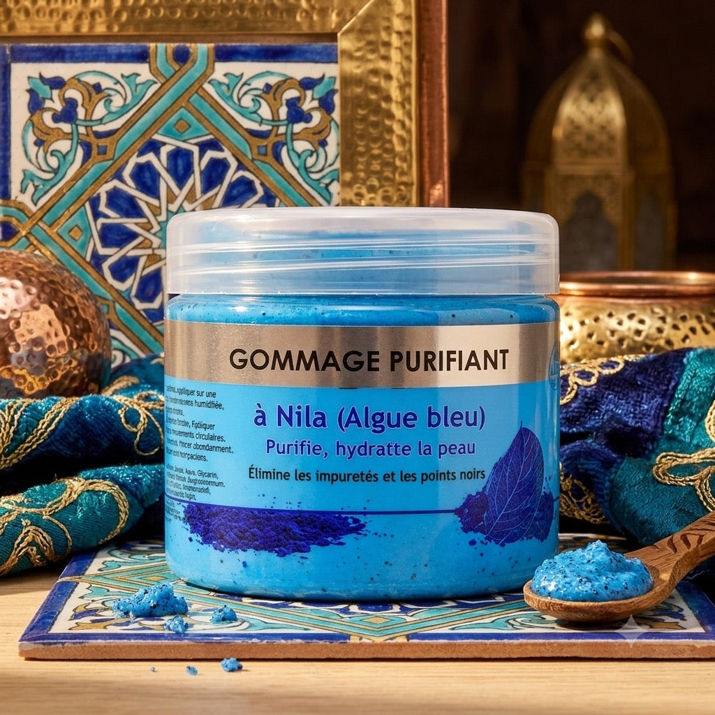 Scrub Corpo Purificante e Illuminante alla Nila Blu