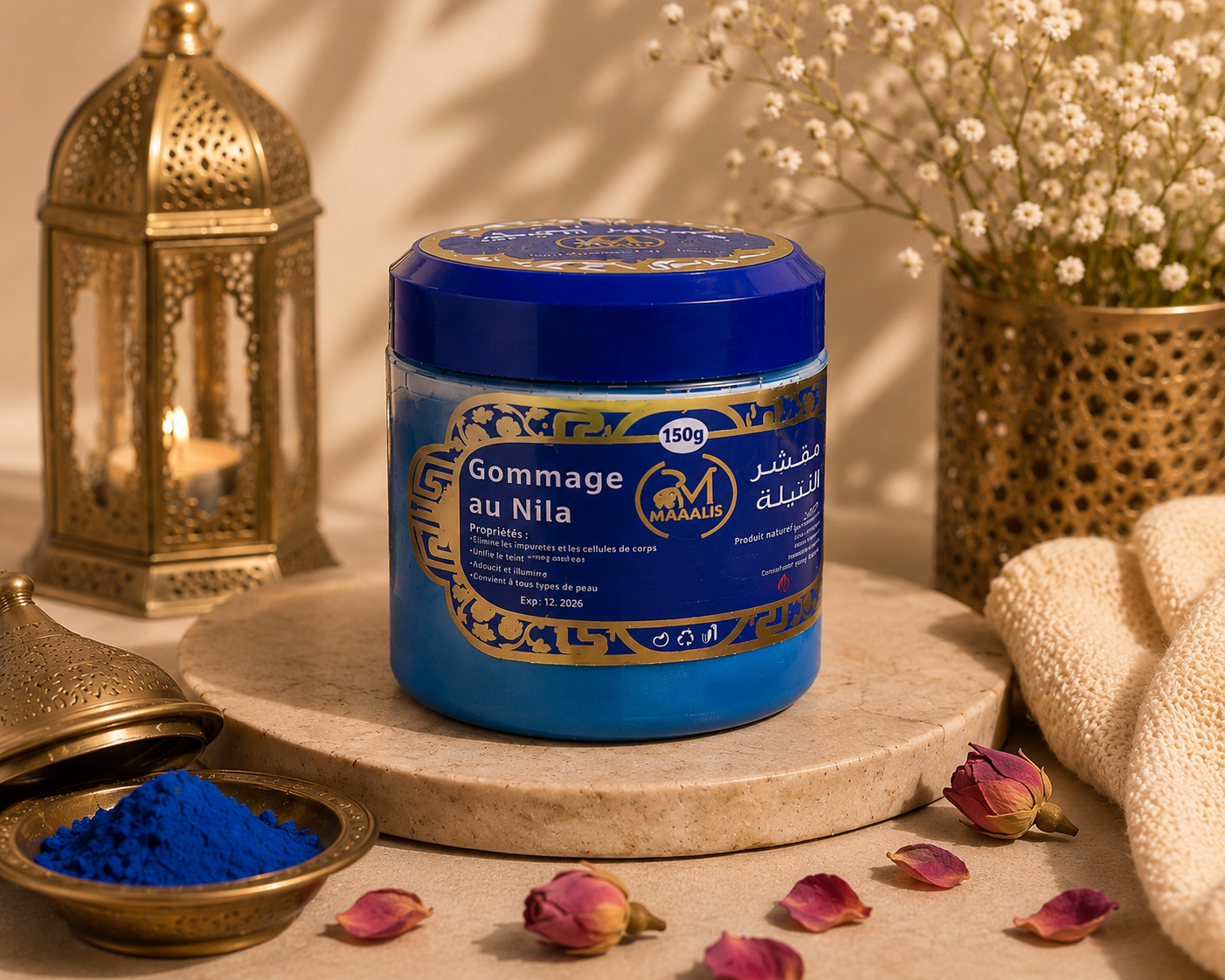 Gommage alla Nila Blu purificante e illuminante Scrub
