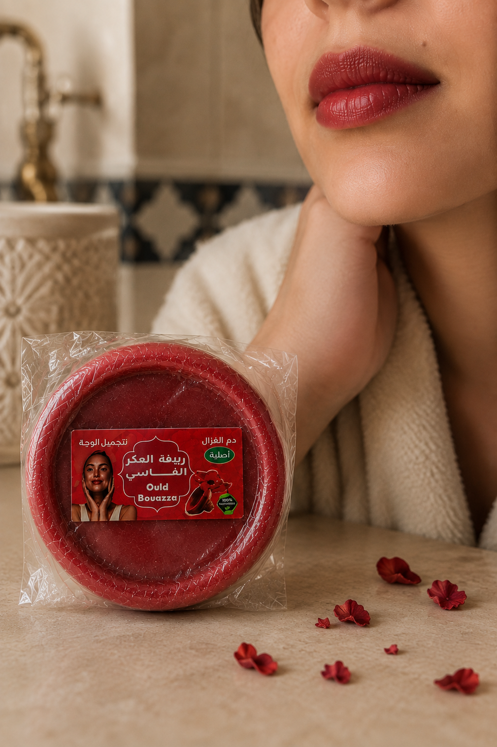 Aker Fassi 🌹 Il rossetto tradizionale marocchino  - Tinta labbra e guance 100% naturale
