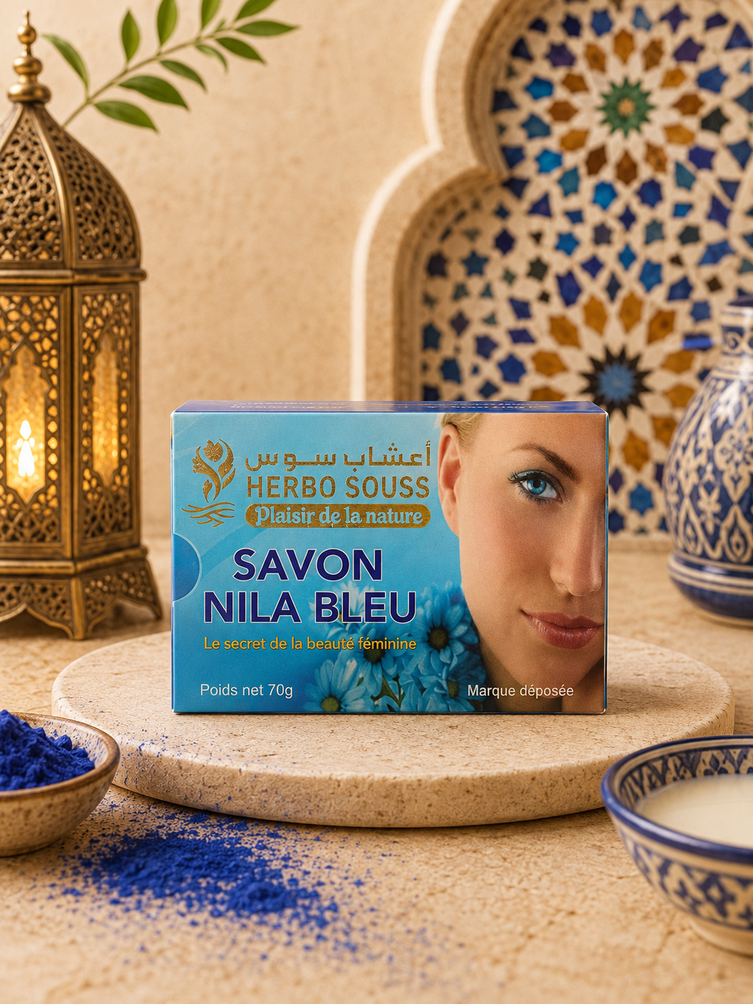 Saponetta Viso alla Nila Blu – Detersione Illuminante & Antimacchia
