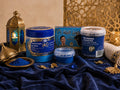 Set Completo Rituale Hammam Marocchino 💙 Sapone Nero + Saponetta Nila + Polvere Nila Blu + Gommage Nila
