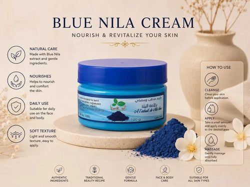 Crema Nila Blu 100gr Skincare marocchina Crema Idratante