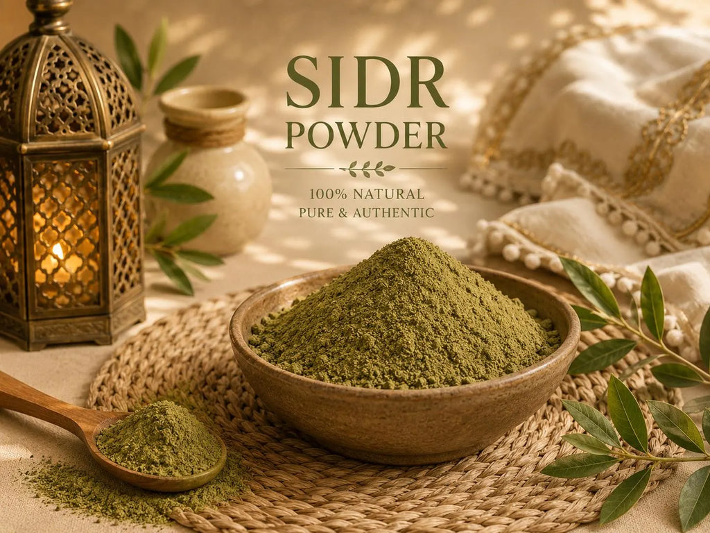 Polvere di Sidr del Marocco - Haircare e Skincare Naturale